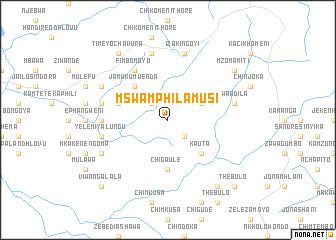 map of Mswamphila Musi