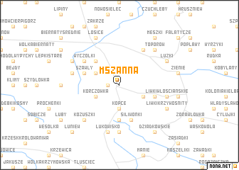 map of Mszanna