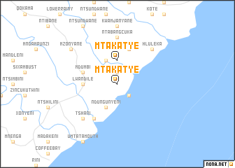 map of Mtakatye