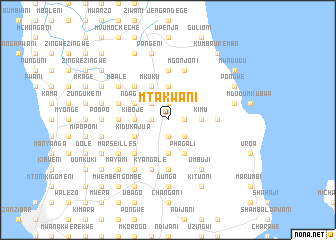 map of Mtakwani