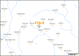 map of Mʼtala