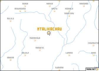 map of Mtalikachau