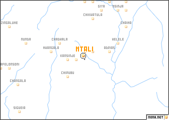 map of Mtali