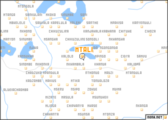 map of Mtali