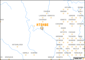 map of Mtambe