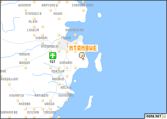 map of Mtambwe