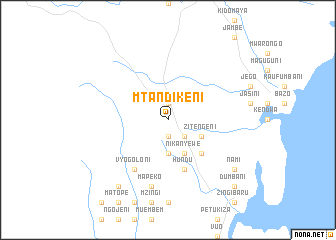 map of Mtandikeni