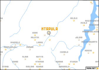 map of Mtapula