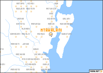 map of Mtawalani