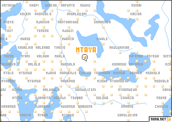 map of Mtaya