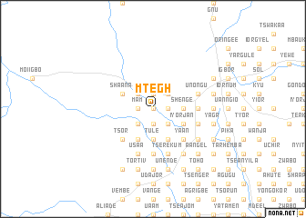 map of Mtegh