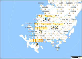 map of Mtemani