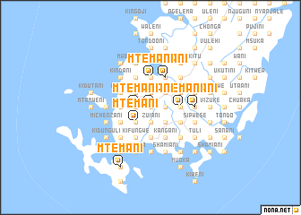 map of Mtemani