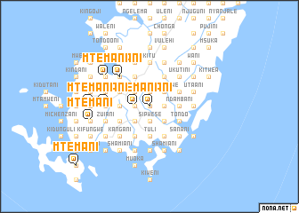 map of Mtemani