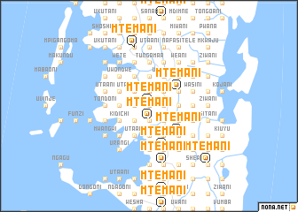 map of Mtemani