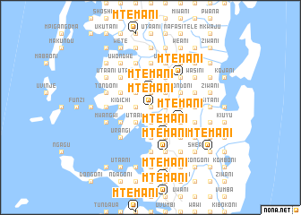 map of Mtemani