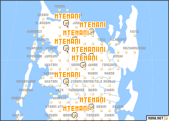 map of Mtemani