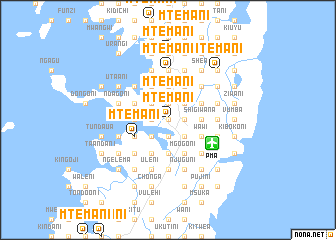 map of Mtemani