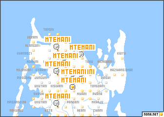 map of Mtemani