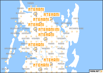 map of Mtemani