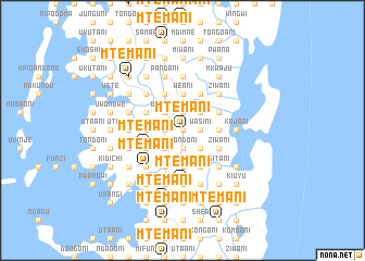 map of Mtemani