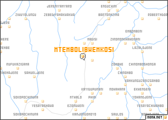 map of Mtembolibwe Mkosi