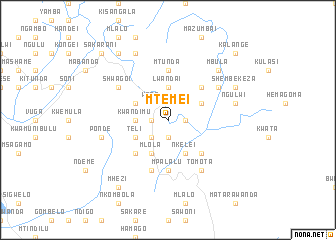 map of Mtemei