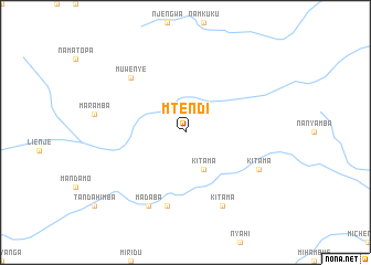 map of Mtendi