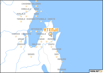 map of Mtenje