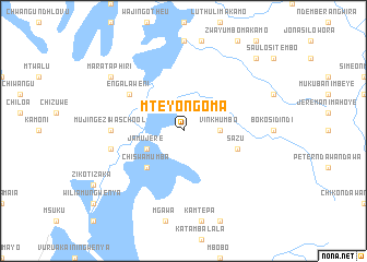 map of Mteyo Ngoma