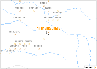 map of Mtimbasonje