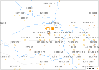 map of Mtini