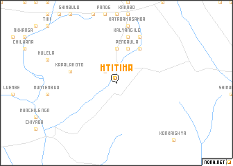 map of Mtitima