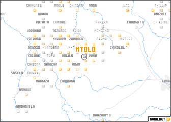 map of Mtolo