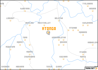 map of Mtonga