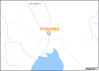 map of Mto wa Mbu