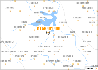 map of Mtshanyana