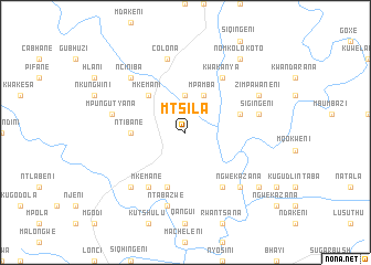 map of Mtsila