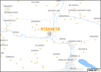map of Mtsʼkhetʼa