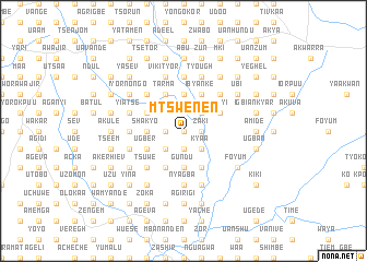map of Mtswenen