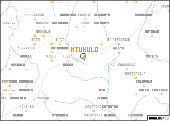 map of Mtukulo