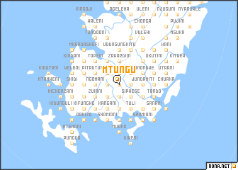 map of Mtungu