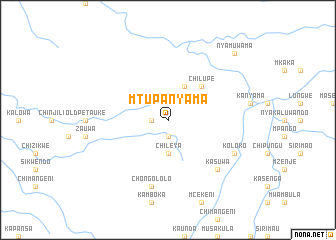 map of Mtupanyama