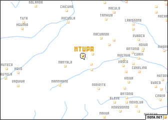 map of Mtupa