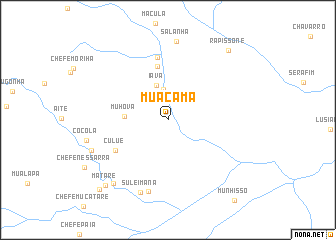 map of Muacama