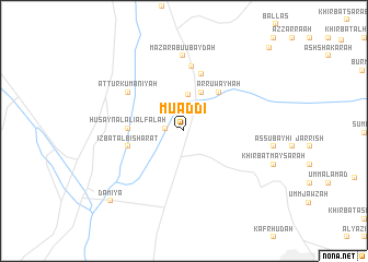 map of Mu‘addī