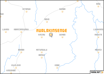 map of Muala-Kinsende