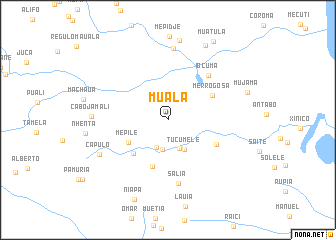 map of Muala