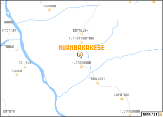 map of Muamba-Kakese