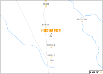 map of Muambege